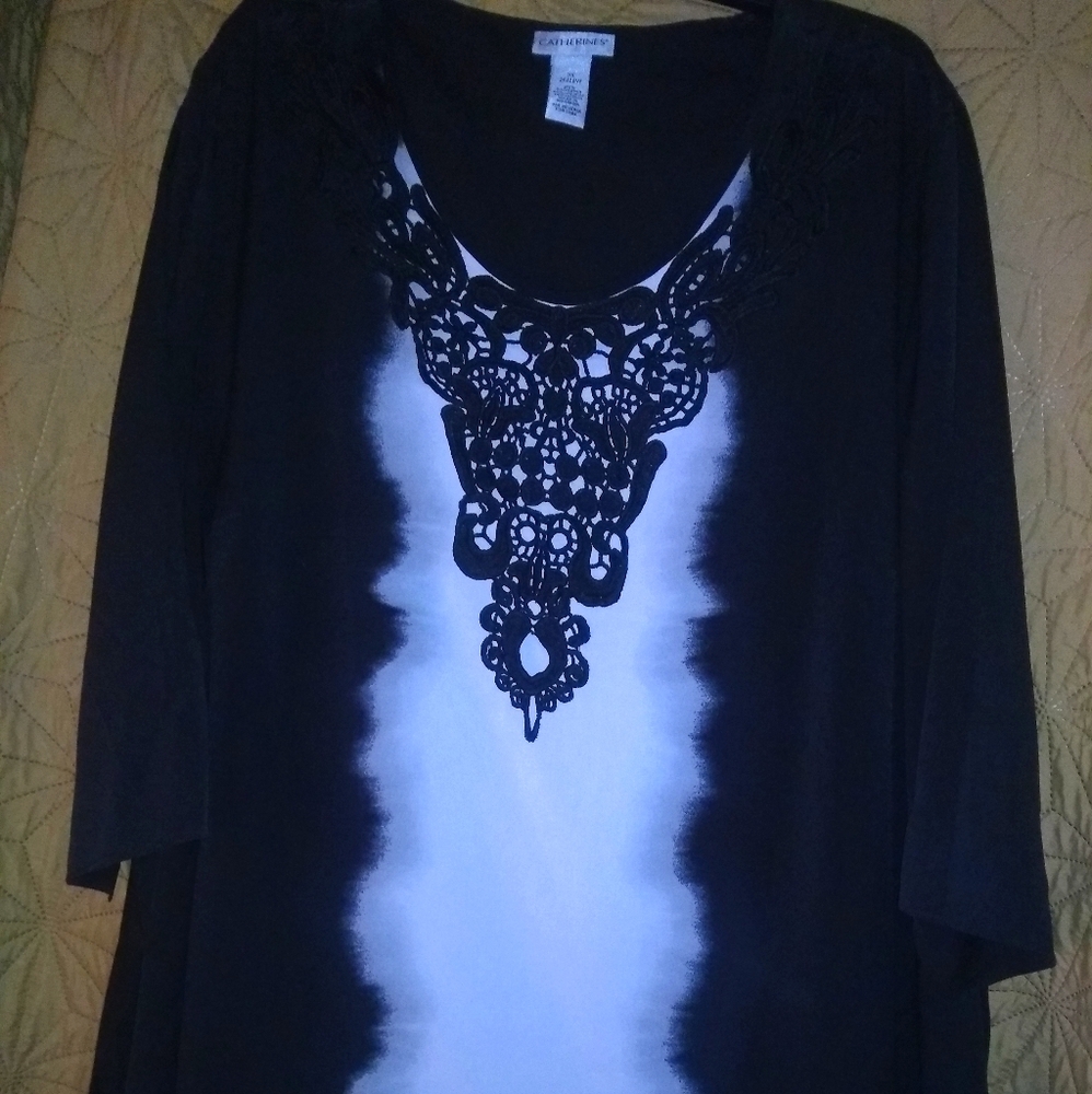 Catherine's Tie dyed Embroidery Tunic